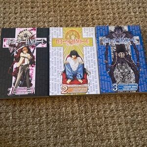 Deathnote graphic novels volume 1-3